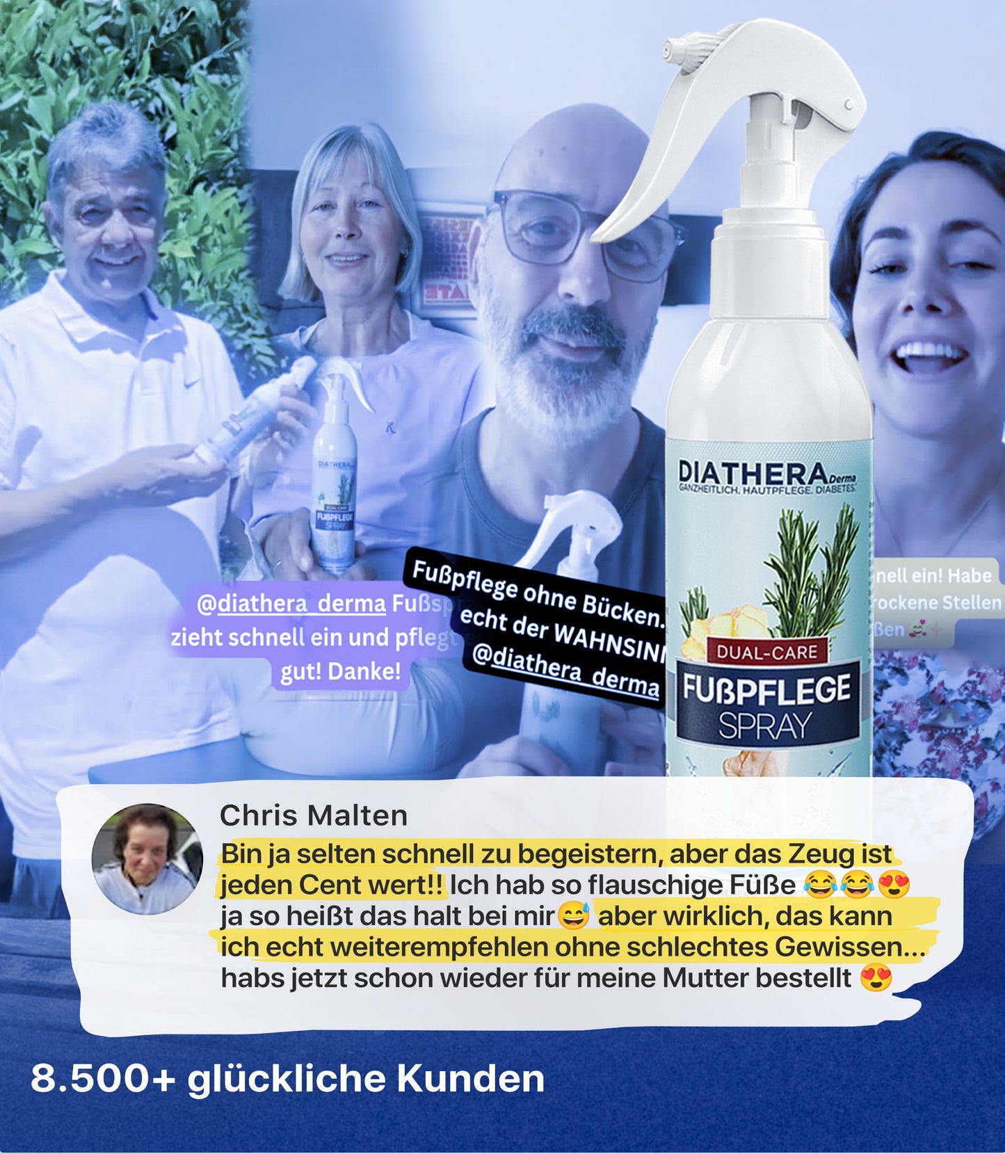 Fußpflege-Spray Display Angebote für Wiederverkäufer