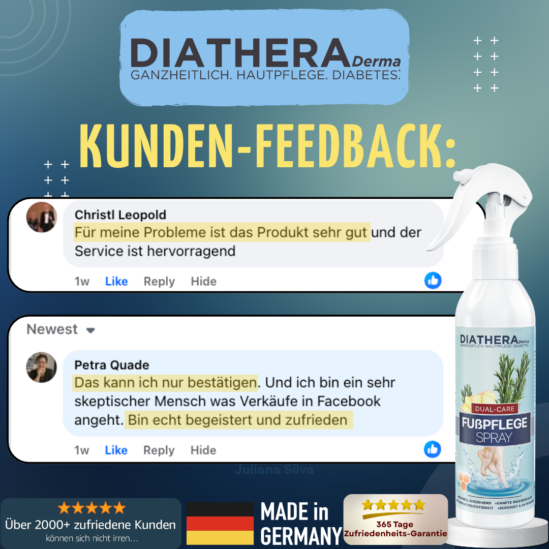 Fußspray auf Wasserbasis