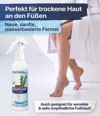 Dual-Care Fußspray auf Wasserbasis