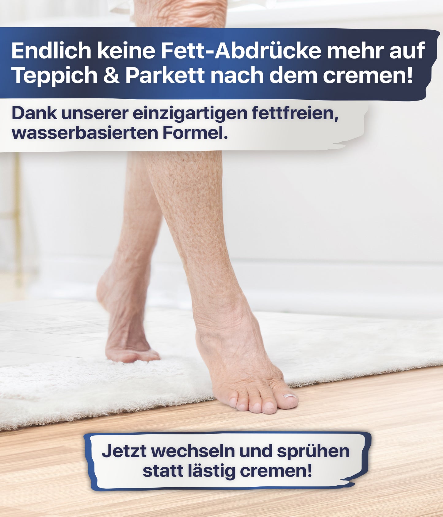 Dual-Care Fußspray auf Wasserbasis