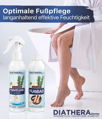 Dual-Care Kombination: Fußbad und Fußspray