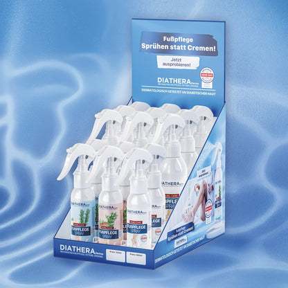 Fußpflege-Spray Display Angebote für Wiederverkäufer