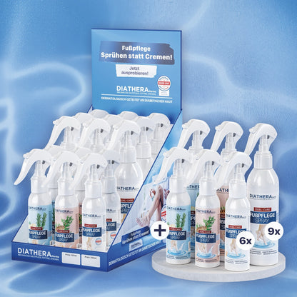Fußpflege-Spray Display Angebote für Wiederverkäufer