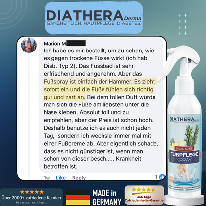 Dual-Care Kombination: Fußbad und Fußspray