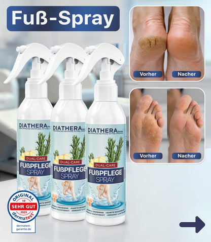 Dual-Care Fußspray auf Wasserbasis