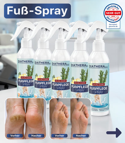 Dual-Care Fußspray auf Wasserbasis