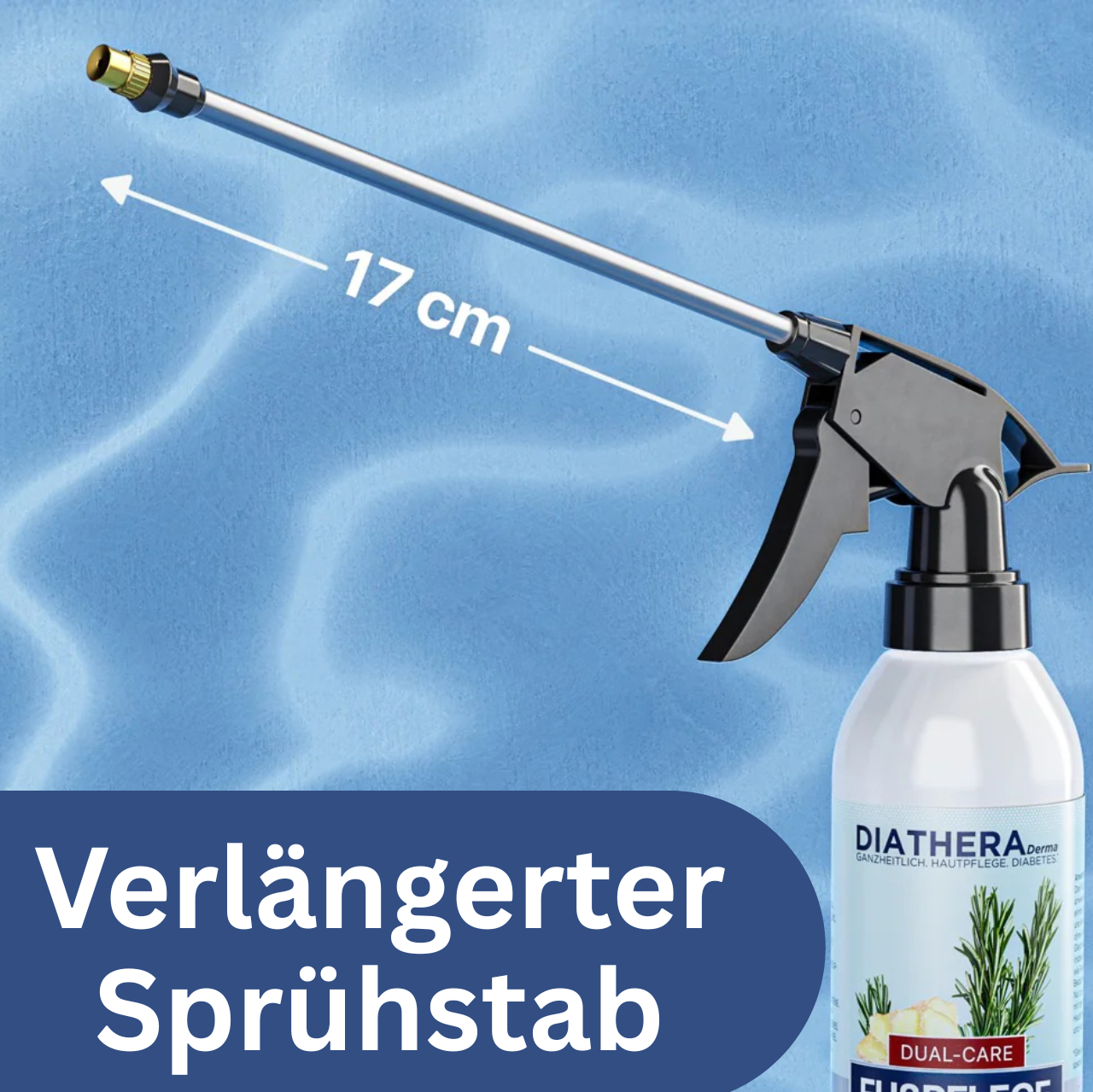 Sprühstab für Fußspray