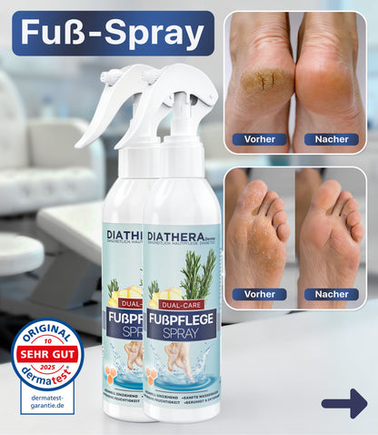 Dual-Care Fußspray auf Wasserbasis