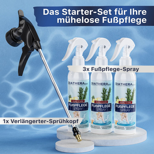 Dual-Care Fußspray auf Wasserbasis (inklusive Sprühstab)